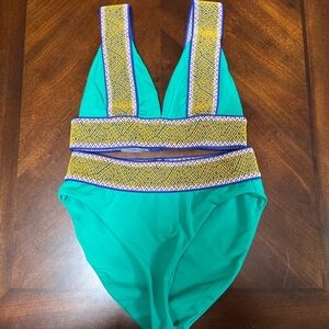 green ELYSIIAN Swimwear Bali Bikini set | size small